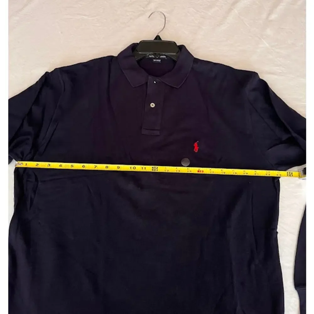 Polo by Ralph Lauren Shirt Navy Long Sleeve NWOT Vintage 1980s